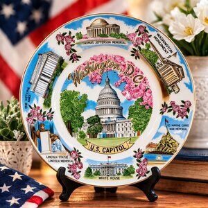 Commemorative Washington D.C. Collector 7" Plate